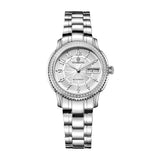 STARKING Women Mechanical Watch Miyota Movt Stainless Steel Wristwatch Sapphire Automatic Self-wind Bracelet Relogios Femininos