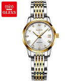 OLEVS  Women Watches Mechanical Watch Luxury Bracelet Wrist Wristwatch Elegant Ladies Automatic Clock Watch Relogio Feminino