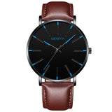 Minimalist Men Fashion Ultra Thin Watches Simple Men Business Stainless Steel Mesh Belt Quartz Watch Relogio Masculino