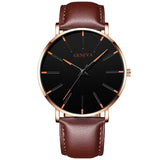 Minimalist Men Fashion Ultra Thin Watches Simple Men Business Stainless Steel Mesh Belt Quartz Watch Relogio Masculino