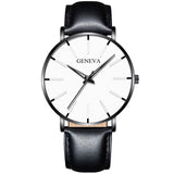 Minimalist Men Fashion Ultra Thin Watches Simple Men Business Stainless Steel Mesh Belt Quartz Watch Relogio Masculino