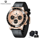 2020 New PAGANI DESIGN Mens Quartz Watches Automatic Date Luxury Gold Wristwatch Men Waterproof Chronograph Japan VK63 Clock man