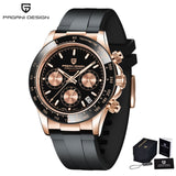 2020 New PAGANI DESIGN Mens Quartz Watches Automatic Date Luxury Gold Wristwatch Men Waterproof Chronograph Japan VK63 Clock man