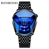 NEW BINBOND  Top Brand Luxury Military Fashion Sport Watch Men gold Wrist Watches Man Clock Casual Chronograph Wristwatch