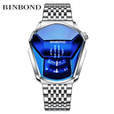 NEW BINBOND  Top Brand Luxury Military Fashion Sport Watch Men gold Wrist Watches Man Clock Casual Chronograph Wristwatch