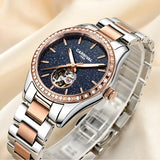 Carnival Fashion Luxury Women Watches Sapphire Star Automatic Mechanical Watch Woman Luminous Relogio Feminino reloj mujer clock